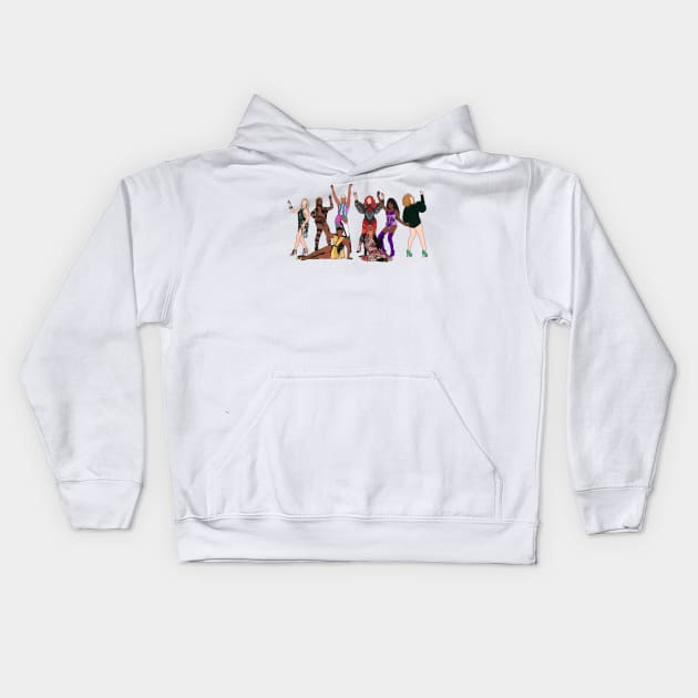 Legends - Jaida Essence Hall, Jinkx Monsoon, Yvie Oddly, The Vivienne, Raja Gemini, Monet X Change, Shea Coulee, Trinity The Tuck Kids Hoodie by doctorbihcraft